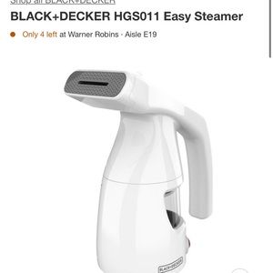 Easy garment steamer